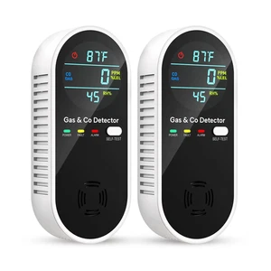 Rilevatore di Monossido di Carbonio e Gas Naturale, Rilevatore di Monossido di Carbonio 4 in 1... - Foto 1 di 6