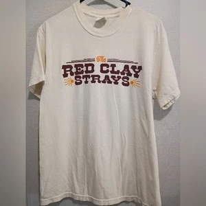 Comfort Colors Red Clay Strays Cream T-Shirt Med Band TEE Tour Shirt Country - Picture 1 of 9