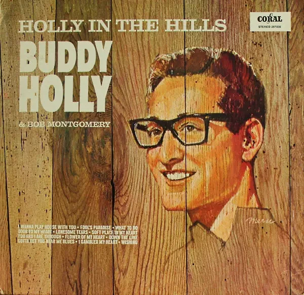 Buddy Holly & Bob Montgomery Holly In The Hills NEAR MINT Coral Vinyl LP - Bild 1 von 1