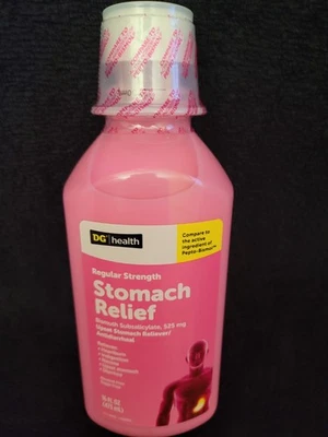 Líquido de fuerza regular DG Health alivio de malestar estomacal de acción rápida 16 oz exp: 6/27 Foto 1 de 2