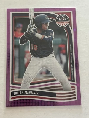 2024 Panini USA Stars Stripes purple JULIAN MARTINEZ #ed 31/99 - Image 1 of 2