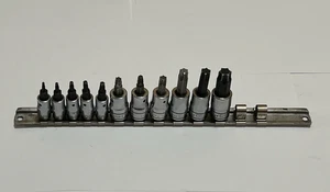 Snap On 212FTXY Torx Bit Socket Driver Set 11 pc T8 - T55 USA - Picture 1 of 18