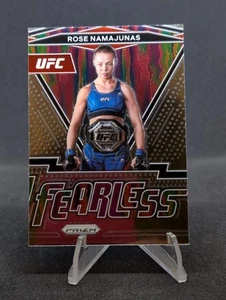 2022 Panini Prizm UFC - Fearless Rose Namajunas #14 - Picture 1 of 2