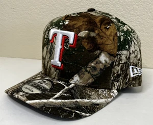New Era Texas Rangers Realtree Camo Grau UV 9FIFTY Herren A-Frame Snapback Mütze - Bild 1 von 13