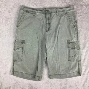 Caribbean Joe Womens Cargo Shorts Size 10 Olive Green Casual Outdoors Hiking - Picture 1 of 14