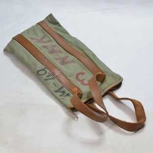 Microphone Pouch for Neumann M49 M50 Cotton Leather YKK Used - Picture 1 of 5