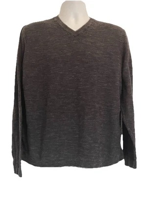 Suéter texturizado jaspeado gris negro Lucky Brand para hombre 100 % algodón talla XL Foto 1 de 4