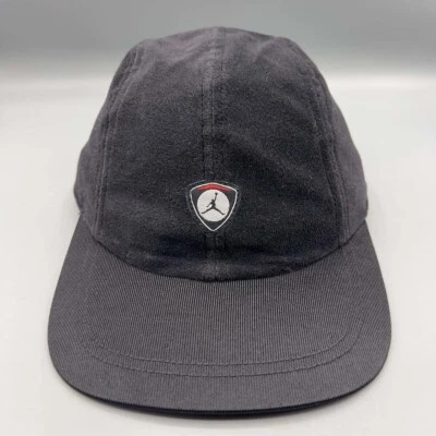 Boné Air Jordan 5 painéis masculino preto último tiro alça jumpman traseira - Imagem 1 de 4