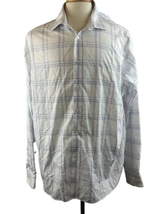 Calvin Klein Regular Fit Kariertes Performance Bügelfreies Hemd 18 36/37 - Bild 1 von 9