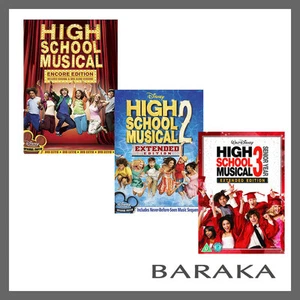 High School Musical 1, 2 & 3 Senior Year Extended Edition DVD R4 Disney - Picture 1 of 1