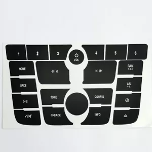 For Buick Verano Encore Car Radio Button Repair Decal Sticker Replace Decor Set - Picture 1 of 6