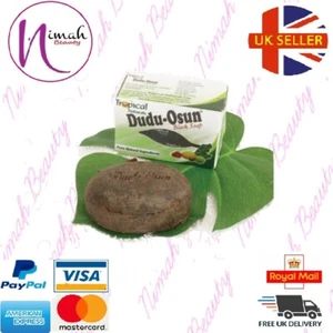 Jabón negro africano Dudu Osun 150 g para eccema, acné, hongos (Nuevo embalaje) - Imagen 1 de 5