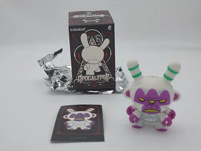 Kidrobot 2012 Dunny Apocalypse White Mutant Ape Of No Hope 3" Figure Kronk 1/16 - Image 1 of 4
