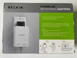 Belkin PowerLine CPL Starter Kit 85 Mbps adattatore di rete F5D4071UK - Foto 1 di 9