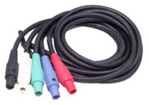 PIGTAILS - 15FT 4/0 - 400 AMP 600V TYPE SC CAMLOCK CORD {5} WIRE - Bild 1 von 1