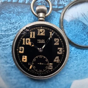 WW2 British Military Rolex Pocket Watch - Picture 1 of 9