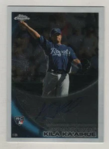 2010 Topps Chrome Rookie Autographs #215 Kila Ka'ahihue Kansas City Royals Auto - Picture 1 of 1