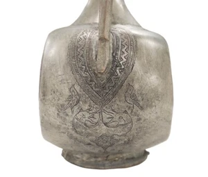 Antique Persian-Qajar Heavy Solid Tinned Copper Aftabeh – 18th/19th c - Picture 1 of 8