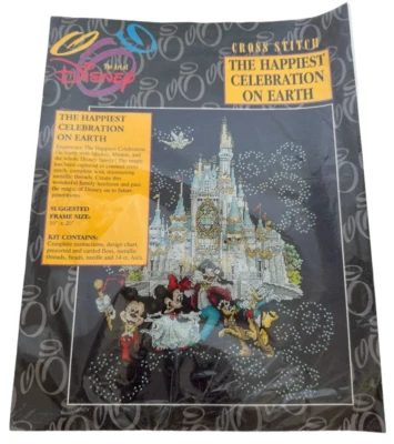 Stoney Creek Disney Cross Stitch Chart Only Happiest Celebration on Earth Castle - Image 1 of 4