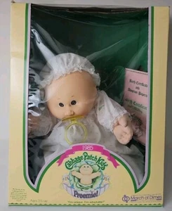 1985 Cabbage Patch Kids March of Dimes Preemie Original Box Paperwork Pacifier - Picture 1 of 4