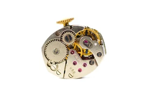 Ticking ELGIN Starlite Watch Cal. 833 Movement US Made Wristwatch Parts - Picture 1 of 5