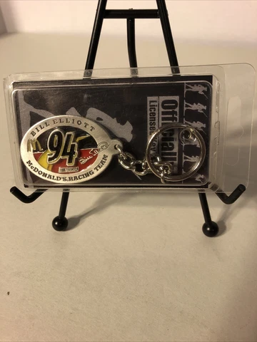 NASCAR Officially Licensed Bill Elliott #94 Key Chain NIB Cover