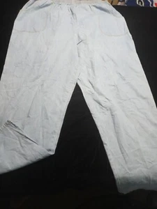 CW Classics-Light Blue Ladies Elastic Waist Casual Pull On Pants  Size 22W . - Picture 1 of 10