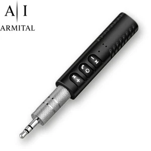 Adattatore Ricevitore Bluetooth 5.0 AUX 3.5mm Auto Stereo con Microfono - Foto 1 di 12