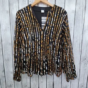 Weavz Leopard Print Jacket XL - Picture 1 of 8
