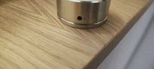 Optonica Knopf Regler Potiknopf Silber Volume Regler Groß - Bild 1 von 3