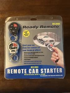 DELUXE Ready Remote Car Starter Automatic Fuel Injected Up to 1000 Feet Away NOS - Picture 1 of 6