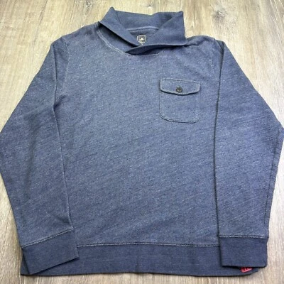 Surf Pendleton Men's Blue Pocket Shawl Collar Outdoor Pullover Sweatshirt Size L - Image 1 of 4