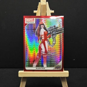 2023 Marvel Platinum Red Prism Elektra #103 /199 Stunning Art Marvel Trading - Picture 1 of 2
