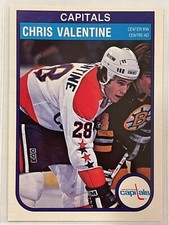 1982-83 O-Pee-Chee Chris Valentine Rookie RC #373 Hockey Washington Capitals