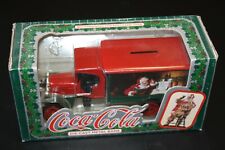 ERTL 1:25 SCALE DIE CAST BANK - 1931 DELIVERY TRUCK -NIB - COCA-COLA SANTA