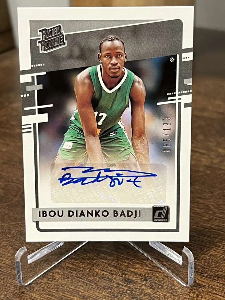2021-22 Chronicles Draft Donruss RC AUTO IBOU DIANKO BADJI PORTLAND BLAZERS /199 - Image 1 of 2
