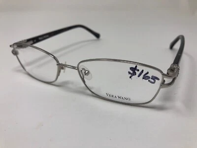 Marco de gafas VERA WANG V343 54-17-140 Gunmetal plateado/marrón pulido S482 Foto 1 de 4