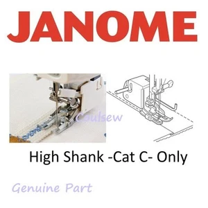 JANOME WALKING EVEN FEED FOOT Open Toe - Cat C 200338006 High Shank Memory Craft - Picture 1 of 1