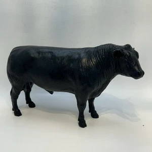 Vintage Breyer Molding Co. Black Angus Bull #365 Chris Hess Design w/ Original B - Bild 1 von 23