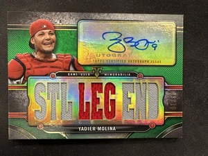 Yadier Molina 2024 Topps Triple Threads Jersey Auto # /18 St Louis Cardinals SSP - Picture 1 of 2