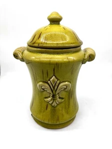 Fleur de Lis Deko Retro Kanister - Bild 1 von 6