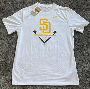 San Diego Padres Nike Icon Legend Performance T-Shirt - White Large - Picture 1 of 6
