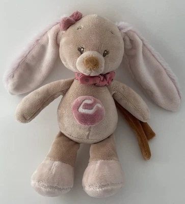 5754🌟EXCELLENT ÉTAT Doudou Peluche Musical Lapin Nattou Pauline Sasha - Photo 1/4
