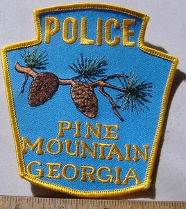 PINE MOUNTAIN POLICE GEORGIA POLICE FABRIC PATCH - Picture 1 of 1