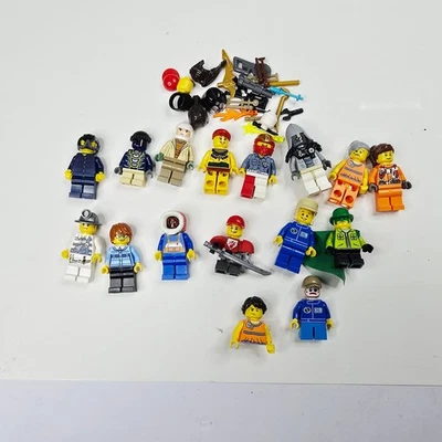 LEGO Minifigures Lot of 15 with Accessories Toys Kids Bulk Figures - Image 1 of 4