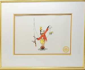 Limited Edition Walt Disney Serigraph "How To Fish" Art Goofy 1942 - Picture 1 of 7