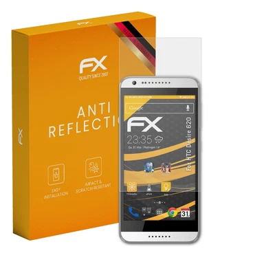 atFoliX 3x Screen Protection Film for HTC Desire 620 matt&shockproof - Image 1 of 4