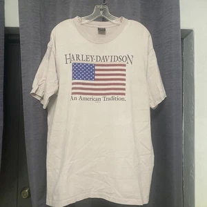 Harley Davidson Hemd Extra Large Vintage American Tradition 90er Asheville NC - Bild 1 von 6