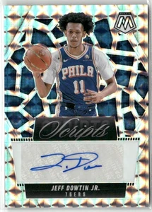 2024-25 Mosaic Basketball Jeff Dowtin Jr. #MS-JDJ Silver Mosaic Scripts Auto RC - Picture 1 of 2