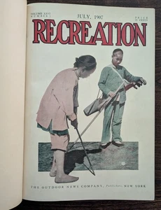 6 Ausgaben 1907 Freizeitmagazin Tennis Fliegenfischen Zeppeline Jagdhunde Fußball - Bild 1 von 19
